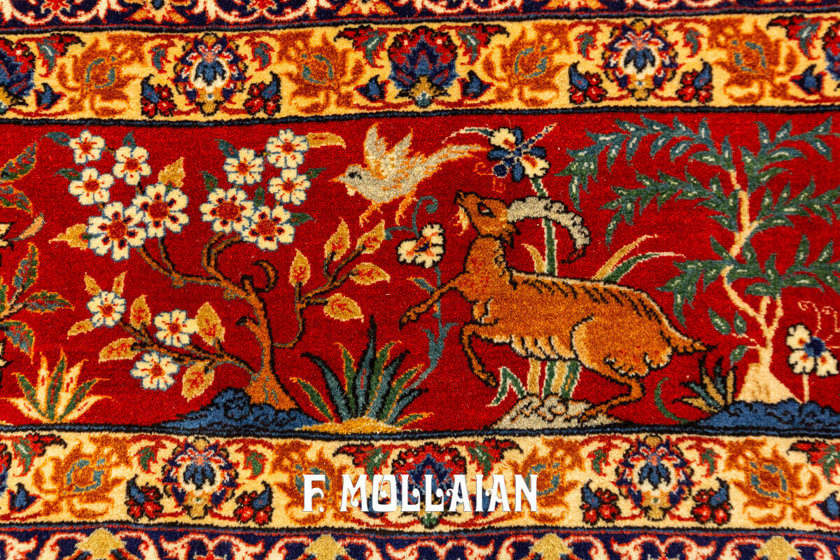 Tappeto Isfahan Disegno Classico Floreale n°:806647